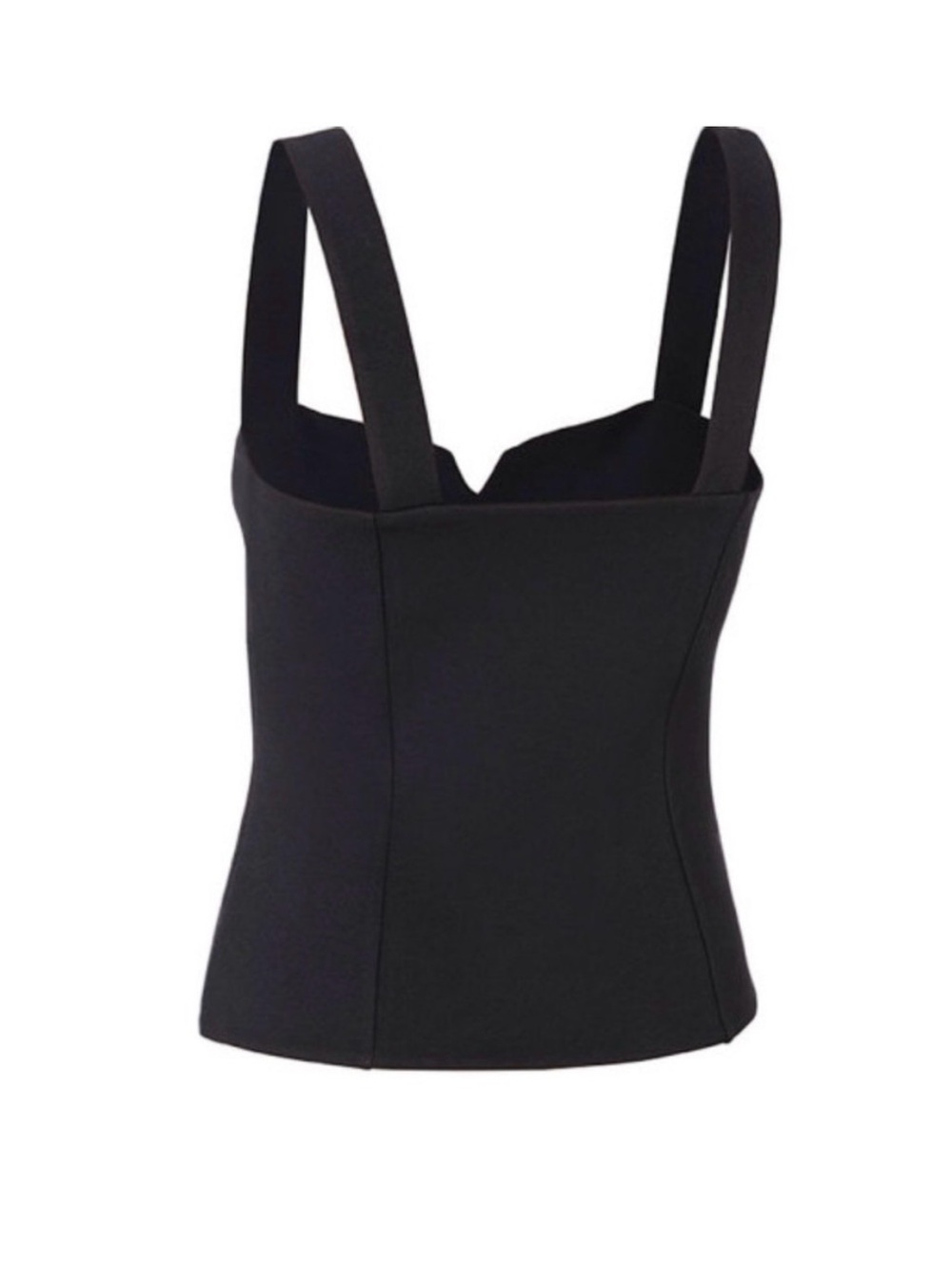 CAbi Under Over Tank Black Ponte Size Small - Picture 2 of 11